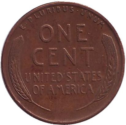 Монета 1 цент. 1951 год (P), США. Линкольн. Монета 1 цент. 1951 год (P), США. Линкольн.