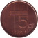 Монета 5 центов. 1991 год, Нидерланды. BU.