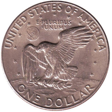 Дуайт Эйзенхауэр. 1 доллар, 1974 год (D), США.