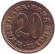 Монета 20 пара. 1973 год, Югославия.