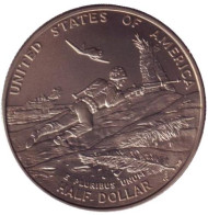 Монета 50 центов (P). 1993 год, США. UNC 50-летие Второй мировой войны. Монета 50 центов (P). 1993 год, США. UNC 50-летие Второй мировой войны.