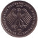 Монета 2 марки. 1979 год (F), ФРГ. Теодор Хойс. Монета 2 марки. 1979 год (F), ФРГ. Теодор Хойс.