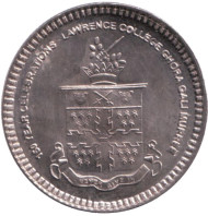 Монета 20 рупий. 2011 год, Пакистан. 150 лет колледжу Лоуренса. Монета 20 рупий. 2011 год, Пакистан. 150 лет колледжу Лоуренса.