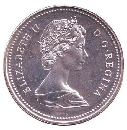 Монета 1 доллар. 1973 год, Канада. 100 лет конной полиции Канады. Монета 1 доллар. 1973 год, Канада. 100 лет конной полиции Канады.