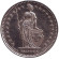 Монета 1 франк. 2004 (В) год, Швейцария. Гельвеция. Монета 1 франк. 2004 (В) год, Швейцария. Гельвеция.