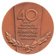 "40 лет полного освобождения Ленинграда от вражеской блокады". 1984 год. Памятная медаль. "40 лет полного освобождения Ленинграда от вражеской блокады". 1984 год. Памятная медаль.