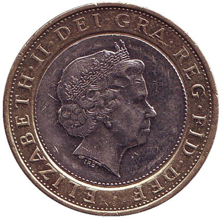 Монета 2 фунта. 2014 год, Великобритания. 500 лет организации "Trinity House". Монета 2 фунта. 2014 год, Великобритания. 500 лет организации "Trinity House".