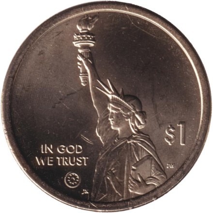 Монета 1 доллар. 2025 год (P), США. Космический центр имени Линдона Джонсона в Техасе. Серия "Американские инновации". Монета 1 доллар. 2025 год (P), США. Космический центр имени Линдона Джонсона в Техасе. Серия "Американские инновации".