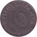 Монета 10 рейхспфеннигов. 1940 год, Германия (Третий Рейх). (B). Монета 10 рейхспфеннигов. 1940 год, Германия (Третий Рейх). (B).