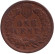 Монета 1 цент. 1897 год, США. Индеец. Монета 1 цент. 1897 год, США. Индеец.