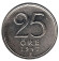 Монета 25 эре. 1947 год, Швеция. (Тонкая "7") Монета 25 эре. 1947 год, Швеция. (Тонкая "7")