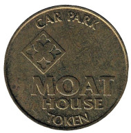 Moat House. Car Park. Парковочный жетон, Великобритания. Moat House. Car Park. Парковочный жетон, Великобритания.
