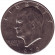 Монета 1 доллар, 1972 год, США. (D) Дуайт Эйзенхауэр.