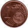 Монета 1 цент. 2023 год, Испания.