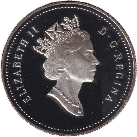 Монета 1 доллар. 1991 год, Канада. Proof. 175 лет пароходу "Фронтенак". Монета 1 доллар. 1991 год, Канада. Proof. 175 лет пароходу "Фронтенак".