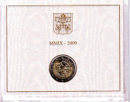 Монета 2 евро. 2009 год, Ватикан. Международный год астрономии. В буклете. Монета 2 евро. 2009 год, Ватикан. Международный год астрономии. В буклете.