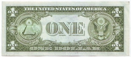 Банкнота 1 доллар. 1935 год, США. (Серия "D") Банкнота 1 доллар. 1935 год, США. (Серия "D")