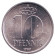 Монета 10 пфеннигов. 1989 год, ГДР. UNC.