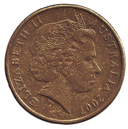 Монета 1 доллар. 2007 год, Австралия. Форум АТЭС в Австралии.