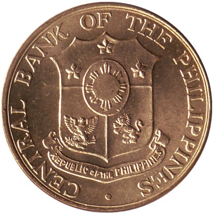 Монета 5 сентаво. 1964 год, Филиппины. UNC.