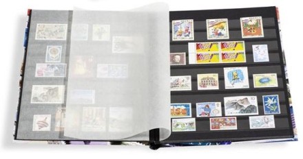 Альбом для почтовых марок, формат А4, 32 страницы черного цвета. Производство Leuchtturm. Альбом для почтовых марок, формат А4, 32 страницы черного цвета. Производство Leuchtturm.