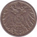 Монета 5 пфеннигов. 1900 год (D), Германская империя. Монета 5 пфеннигов. 1900 год (D), Германская империя.
