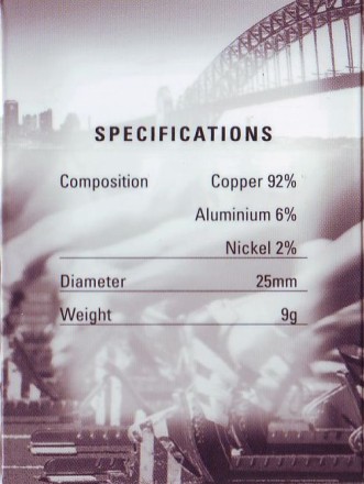 Монета 1 доллар. 2000 год, Австралия. (Канберра) Олимпийские игры в Сиднее.