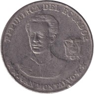 Монета 5 сентаво. 2003 год, Эквадор. Хуан Монтальво. Монета 5 сентаво. 2003 год, Эквадор. Хуан Монтальво.