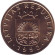 Монета 5 сантимов. 1992 год, Латвия. UNC.