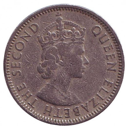 Монета 25 центов. 1987 год, Белиз.