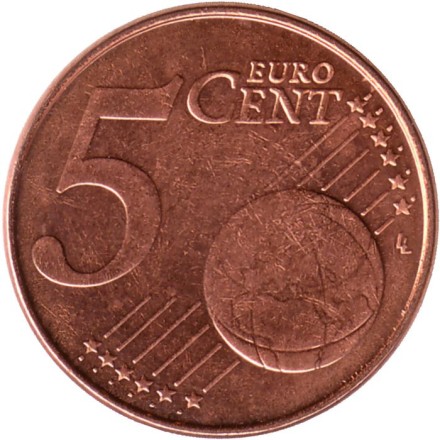 Монета 5 центов. 2006 год, Бельгия.