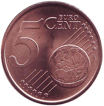 Монета 2 цента. 2015 год, Литва. Ролл (50 монет).