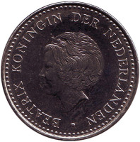 Монета 2,5 гульдена. 1981 год, Нидерландские Антильские острова.