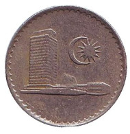 Монета 5 сен. 1976 год, Малайзия. Здание парламента. Монета 5 сен. 1976 год, Малайзия. Здание парламента.