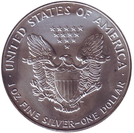 Монета 1 доллар, 1993 год, США. Шагающая свобода. Монета 1 доллар, 1993 год, США. Шагающая свобода.