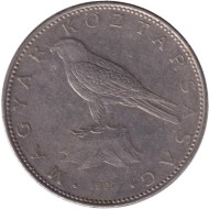 Монета 50 форинтов. 1997 год, Венгрия. Сокол (Балобан). Монета 50 форинтов. 1997 год, Венгрия. Сокол (Балобан).