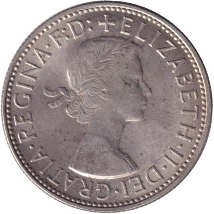 Монета 2 шиллинга (флорин). 1963 год, Австралия.