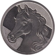 Год лошади. Китайский календарь. Сувенирный жетон, СПМД, Россия. 2026 год. Год лошади. Китайский календарь. Сувенирный жетон, СПМД, Россия. 2026 год.