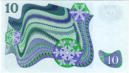 Банкнота 10 крон. 1984 год, Швеция.
