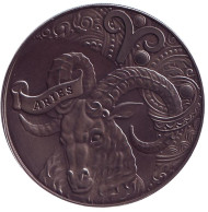 Монета 1 рубль. 2014 год, Беларусь. Овен (Aries). Монета 1 рубль. 2014 год, Беларусь. Овен (Aries).