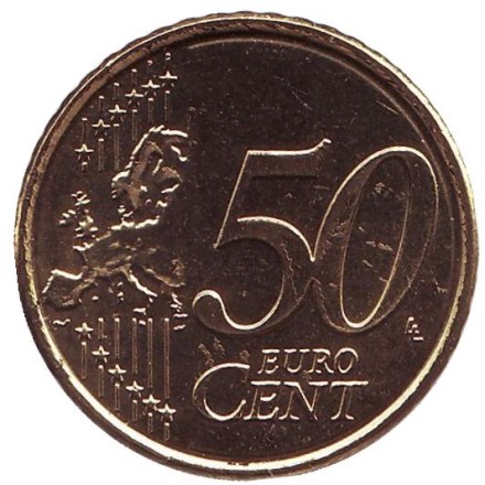 Монета 50 центов. 2016 год, Бельгия.