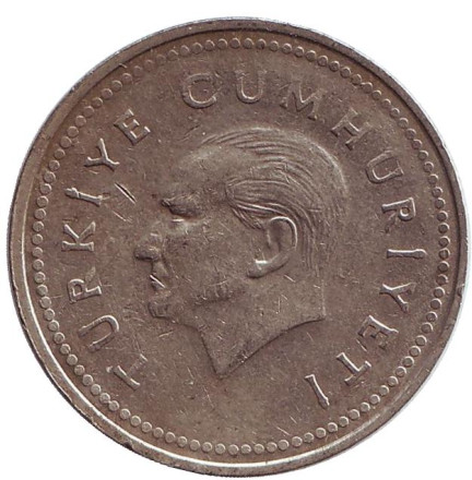 Монета 5000 лир. 1994 год, Турция.