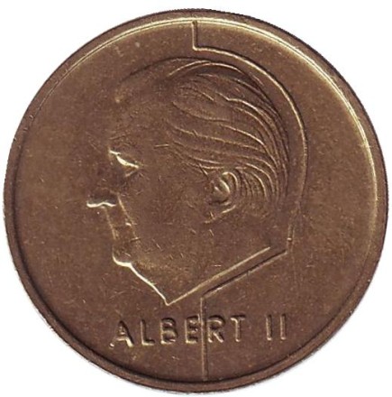 Монета 5 франков. 1996 год, Бельгия. (Belgie) Монета 5 франков. 1996 год, Бельгия. (Belgie)