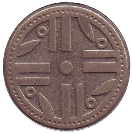 Монета 200 песо. 2008 год, Колумбия.