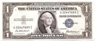 Банкнота 1 доллар. 1935 год, США. (Серия "F") Банкнота 1 доллар. 1935 год, США. (Серия "F")