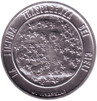 Монета 5 лир. 1977 год, Сан-Марино. Экология. Монета 5 лир. 1977 год, Сан-Марино. Экология.