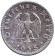Монета 50 рейхспфеннигов. 1935 год, Германия (Третий Рейх). (F). Монета 50 рейхспфеннигов. 1935 год, Германия (Третий Рейх). (F).