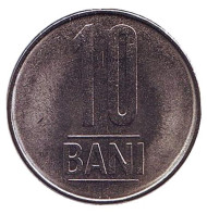 Монета 10 бани. 2019 год, Румыния. UNC. Монета 10 бани. 2019 год, Румыния. UNC.