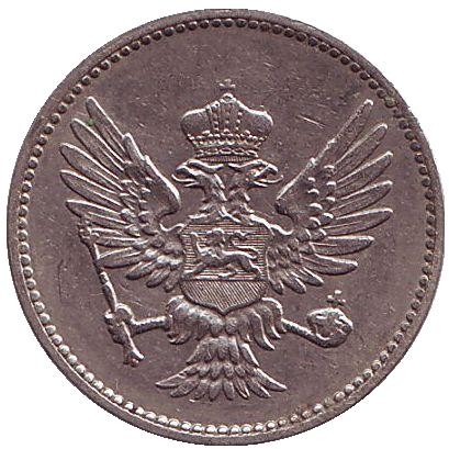 Монета 10 пар. 1906 год, Черногория. Монета 10 пар. 1906 год, Черногория.