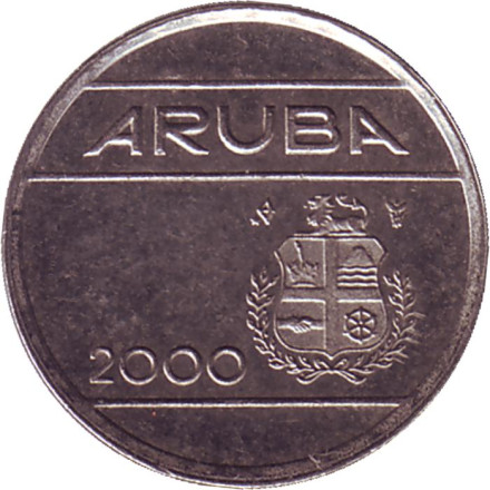 Монета 5 центов. 2000 год, Аруба. Из обращения.